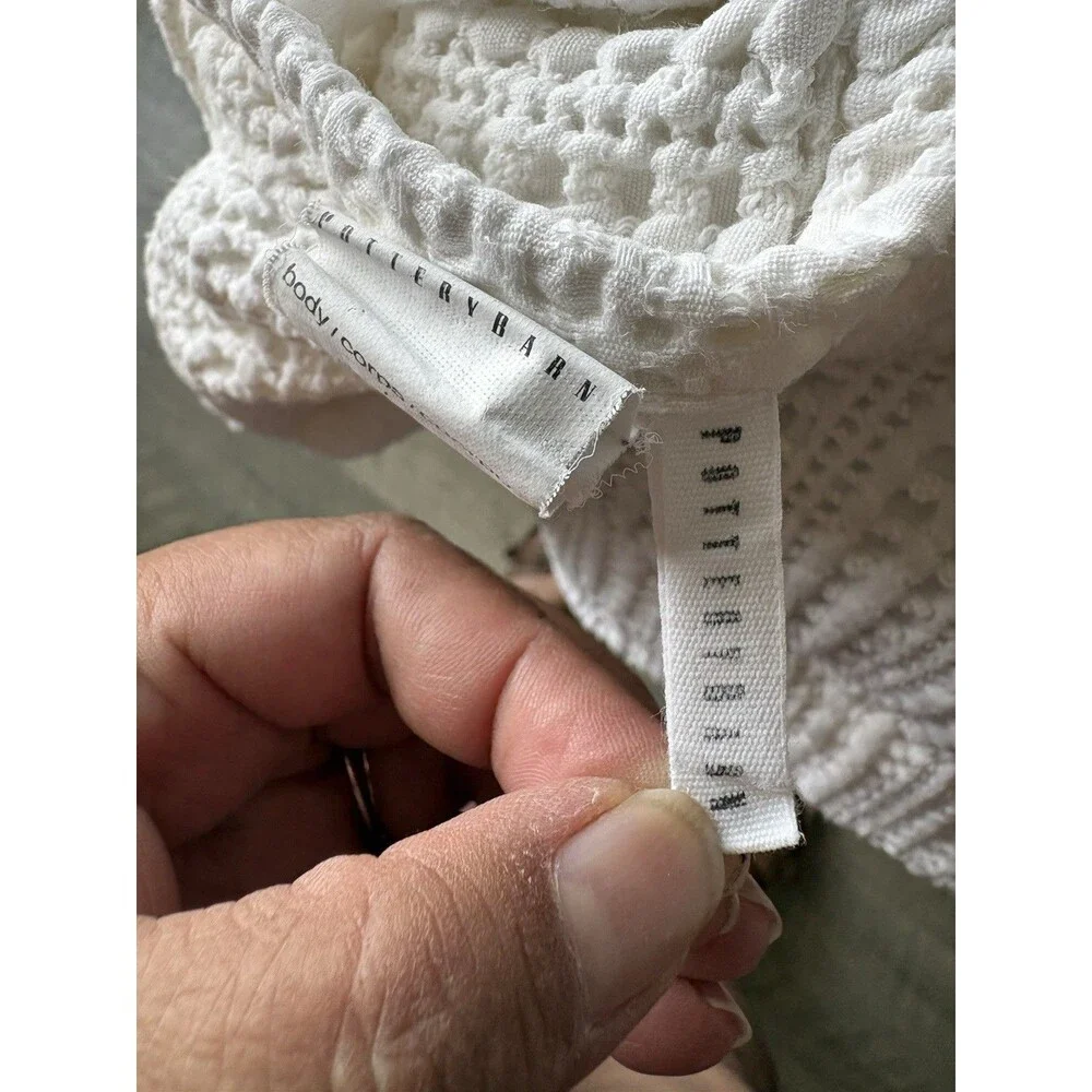 Pottery Barn Honeycomb Cotton Duvet Cover W/ Sham King/Cal King Pls Read Details